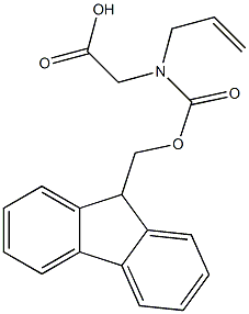 Fmoc-N-(allyl)-glycine 구조식 이미지