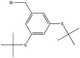 3,5-Bis(tert-butylthio)benzyl BroMide 구조식 이미지