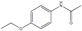 Phenacetin (melting point °C) Structure