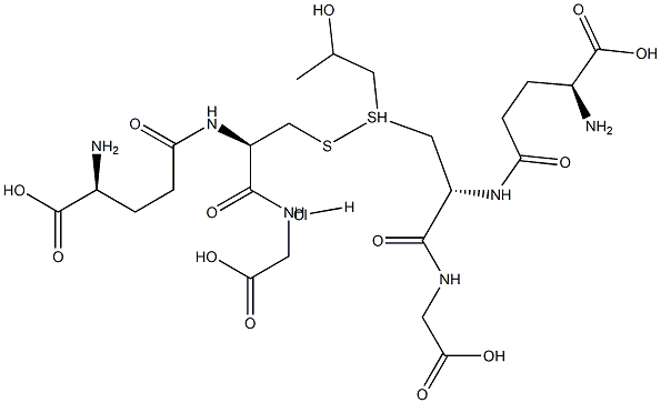 S-(2-Hydroxypropyl)glutathione Hydrochloride 구조식 이미지