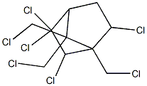 2-exo,3,3,6-endo,8,9,10-Heptachlorobornan Structure