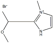 1-methoxyethyl-3-methylimidazolium bromide Structure