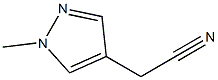 (1-Methyl-1H-pyrazol-4-yl)acetonitrile Structure