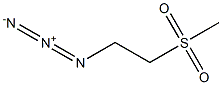 1-Azido-2-(methylsulfonyl)ethane 구조식 이미지