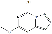 2-(Methylsulfanyl)pyrazolo[1,5-a][1,3,5]triazin-4-ol Structure