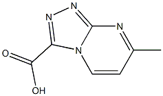 7-Methyl[1,2,4]triazolo[4,3-a]pyrimidine-3-carboxylic acid Structure