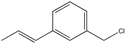 (E)-1-(chloroMethyl)-3-(prop-1-enyl)benzene 구조식 이미지