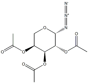 2,3,4-Tri-O-acetyl-b-L-arabinopyranosyl azide Structure