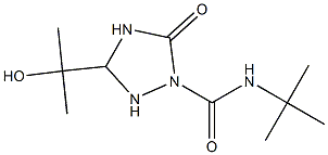 [2H]-N-(1,1-Dimethylethyl)-4,5-dihydro-3-(1-hydroxy-1-methylethyl)-5-oxo-1H-1,2,4-triazole-1-carboxamide Structure