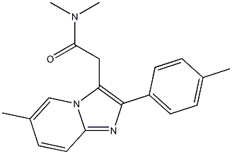 zolpidem impurity A 구조식 이미지