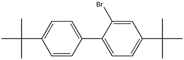 2 - bromo-4,4'-DI-tert-butylbiphenyl 구조식 이미지