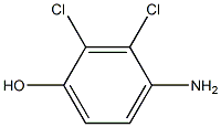 2,3-dichloro-4-aminophenol 구조식 이미지