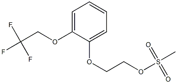 2-(2,2,2-trifluoroethoxyphenoxy)ethanol mesylate 구조식 이미지