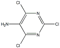 2,4,6-trichloro-5-aminopyrimidine 구조식 이미지