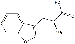 3-(3-benzofuranyl)-D-alanine 구조식 이미지