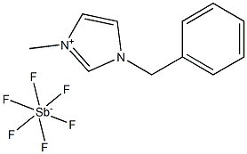 1-benzyl-3-methylimidazolium hexafluoroantimonate Structure