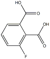 3-fluorophthalic acid Structure