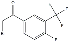 4-fluoro-3-(trifluoromethyl)benzoylmethyl bromide Structure