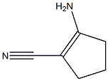 2-amino-1-cyano-1-cyclopentene Structure