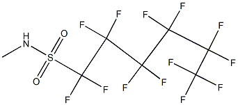 N-methyl perfluorohexylsulfonamide Structure