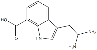 7-aza-D-tryptophan 구조식 이미지