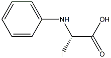 2-iodo-L-phenylglycine 구조식 이미지