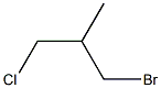 2-methyl-1-bromo-3-chloropropane Structure