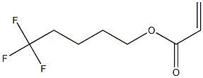 Trifluoropentyl acrylate Structure