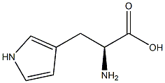 3-(3-pyrrolyl)-L-alanine 구조식 이미지