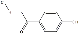 P-hydroxyacetophenone hydrochloride Structure