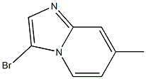 3-bromo-7-methylimidazo[1,2-A]pyridine Structure