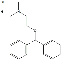 Diphenhydramine hydrochloride Structure