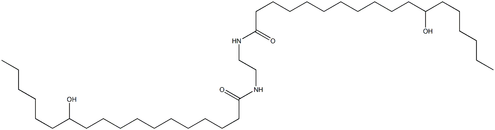 Ethylene bis-12-hydroxy stearamide Structure