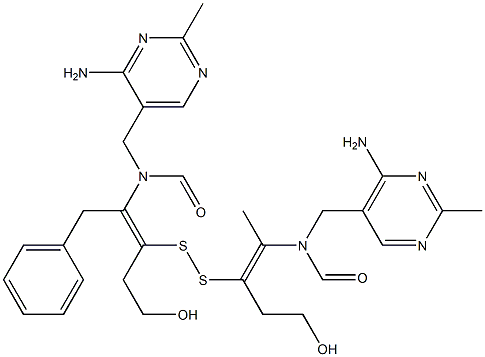 Phenyl thiamine disulfide Structure