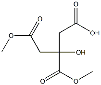 Dimethyl citrate 구조식 이미지