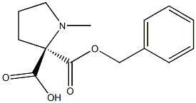 CBZ-N-methyl-D-proline Structure