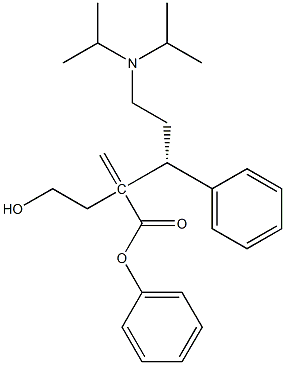 (R)-2-(3-(diisopropylamino)-1-phenylpropyl)-4-(hydroxymethyl)phenyl methacrylate Structure