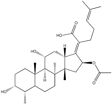 Fusidic acid impurity B 구조식 이미지