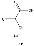 Aminoglycolic acid sodium chloride 구조식 이미지