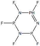 Pentafluorocyclotriphosphazene Structure