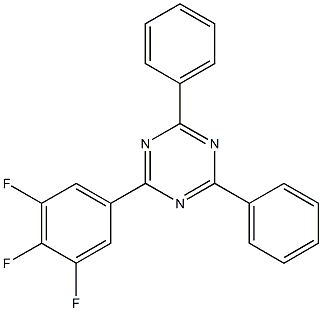 2.4-diphenyl-6-(3.4.5-trifluorophenyl)-1.3.5-triazine Structure