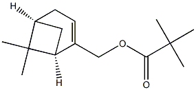 ,2-DIMETHYL-PROPIONIC ACID (1R,5S)-6,6-DIMETHYL-BICYCLO[3.1.1]HEPT-2-EN-2-YLMETHYL ESTER Structure