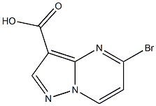 5-Bromo-pyrazolo[1,5-a]pyrimidine-3-carboxylic acid Structure