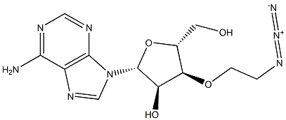 3'-O-(2-Azidoethyl)adenosine Structure