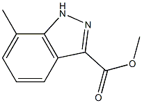 methyl 7-methyl-1H-indazole-3-carboxylate 구조식 이미지