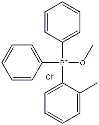 Methylmethoxytriphenylphosphonium chloride Structure