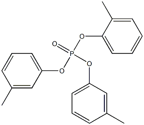Bis(m-cresyl) o-Cresyl Phosphate Structure