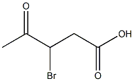 3-Bromo-4-oxopentanoic Acid Structure