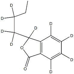 3-Butylphthalide-D9 Structure