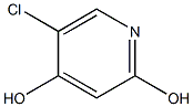 5-CHLOROPYRIDINE-2,4-DIOL 구조식 이미지